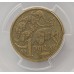 AUSTRALIA 2000 . ONE 1 DOLLAR COIN . ERROR . MULE . STRUCK ON TEN 10 CENTS